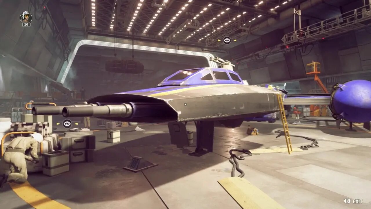 Checking out my Black Knight Squadron BTL-A4 Y-Wing and Pilot gear