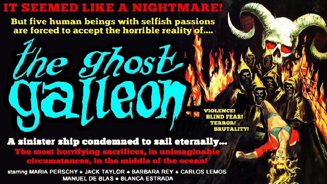 THE GHOST GALLEON 1974 Sailors Find Old Ship Adrift Containing Zombie Satanists FULL MOVIE HD & W/S