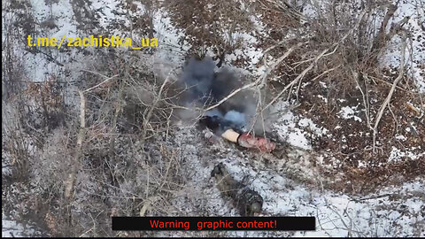 Russian shock drones in a brutal action against the Ukrainian infantry part 2