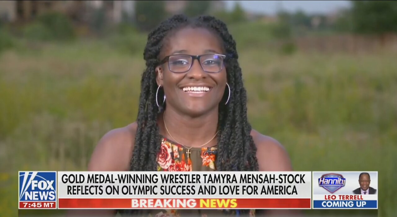 Tamyra Mensah-Stock reflects on Olympic success and love for America on 'Hannity'