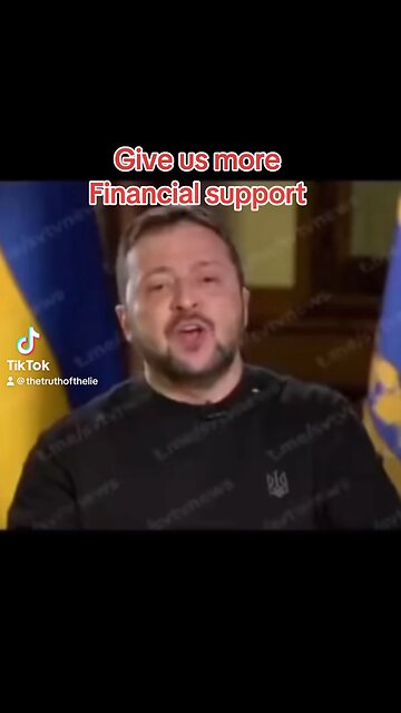 Zelenskyy gives us more financial