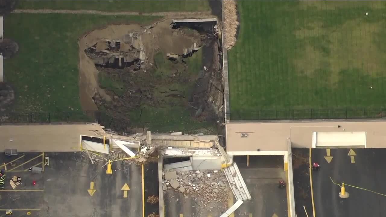 'Kinda felt like an earthquake' — Residents asked to leave Lakewood apartment tower after adjacent underground garage collapses