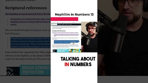 The #nephilim in Numbers chapter 3. #biblestudy #bible