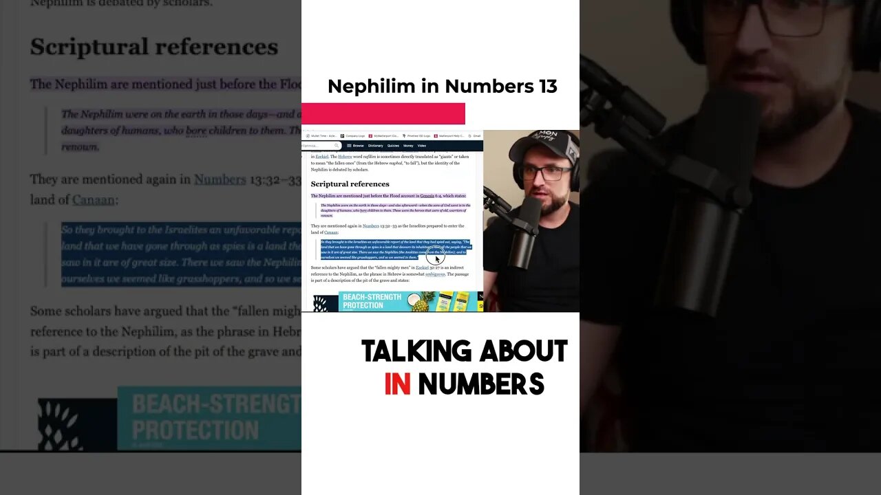 The #nephilim in Numbers chapter 3. #biblestudy #bible
