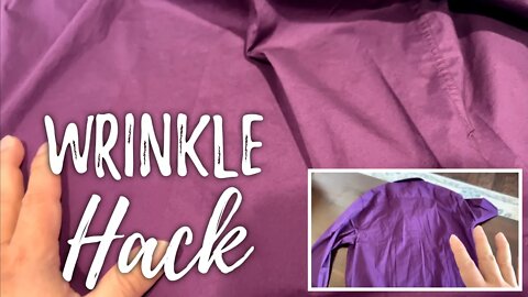 How To Remove Wrinkles From Clothes Life Hack