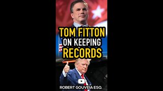 Did Tom Fitton tell Trump to keep the boxes of Presidential Records? #shorts