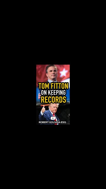 Did Tom Fitton tell Trump to keep the boxes of Presidential Records? #shorts