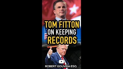 Did Tom Fitton tell Trump to keep the boxes of Presidential Records? #shorts