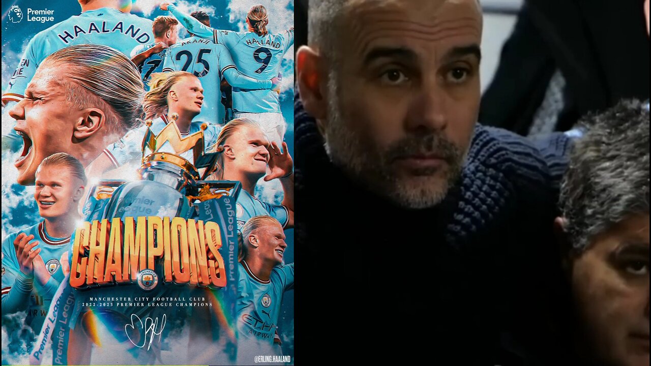 Exclusive! The Moment Man City Won The Premier League 22/23 Title