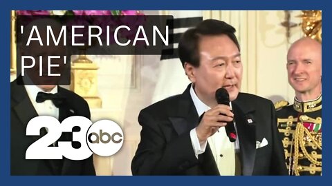 South Korean President sings at US state dinner