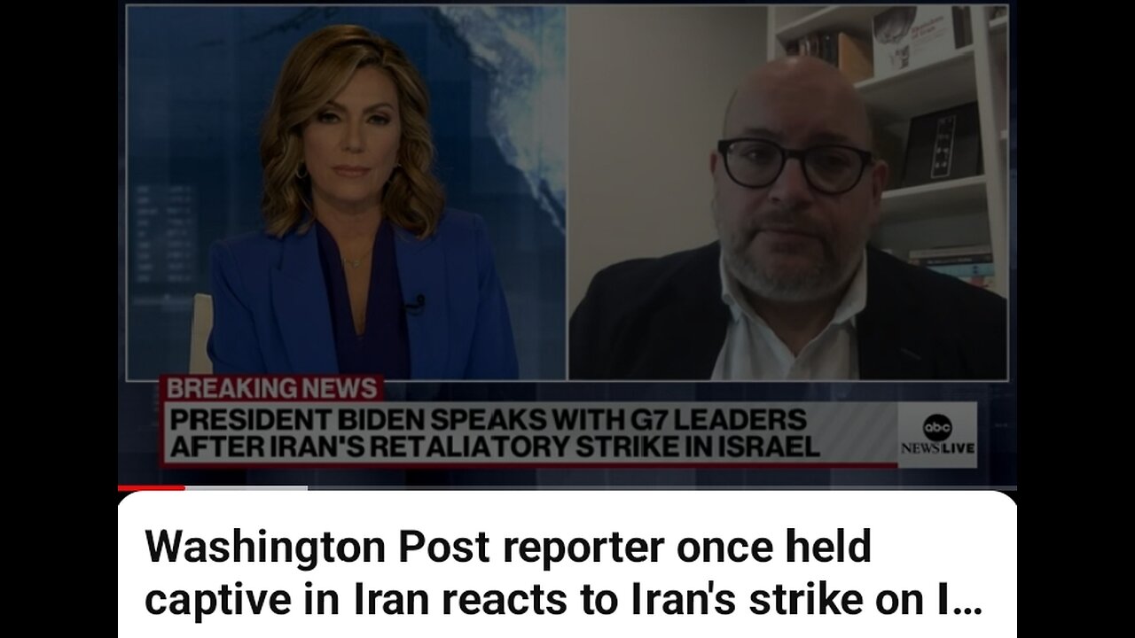 Washington post reports once held captive Iran reacts to Iran,s strike on Israel