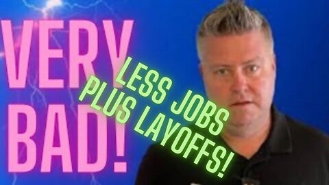 Job Openings Tumble Mass Layoffs Start (McDonald's Layoff)