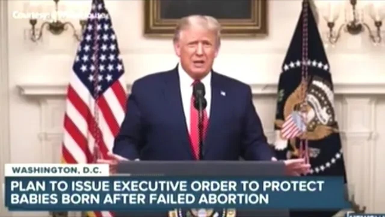 Trump To Sign Executive Order That Protects Babies Born Alive In Botched Abortions