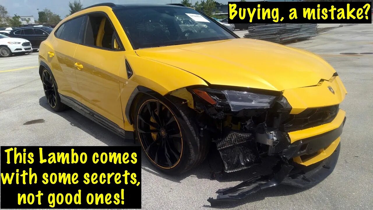 An auction scammer looks to rip someone off for over $100,000 with this doctored up Lamborghini Urus