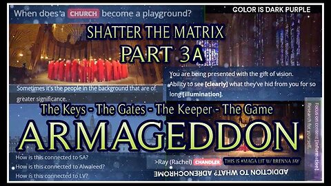 Part 3a | SHATTER THE MATRIX | The KEYS. The GATES. The KEEPER. The GAME: ARMAGEDDON