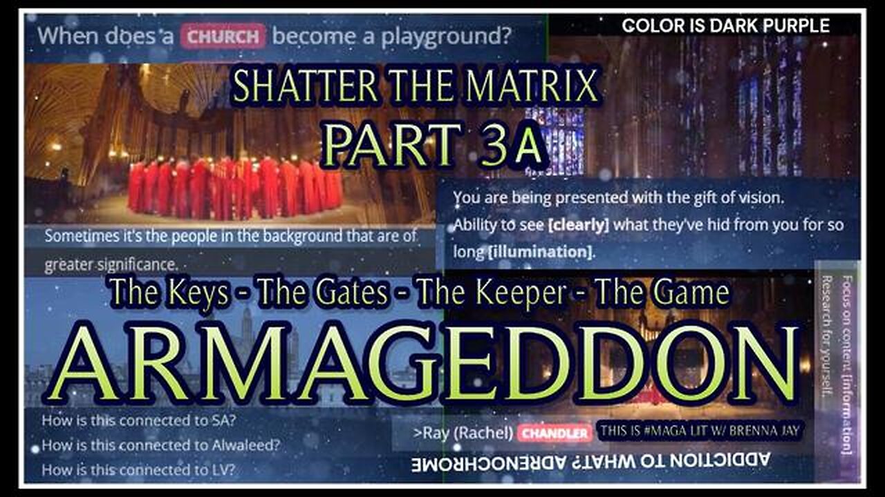 Part 3a | SHATTER THE MATRIX | The KEYS. The GATES. The KEEPER. The GAME: ARMAGEDDON