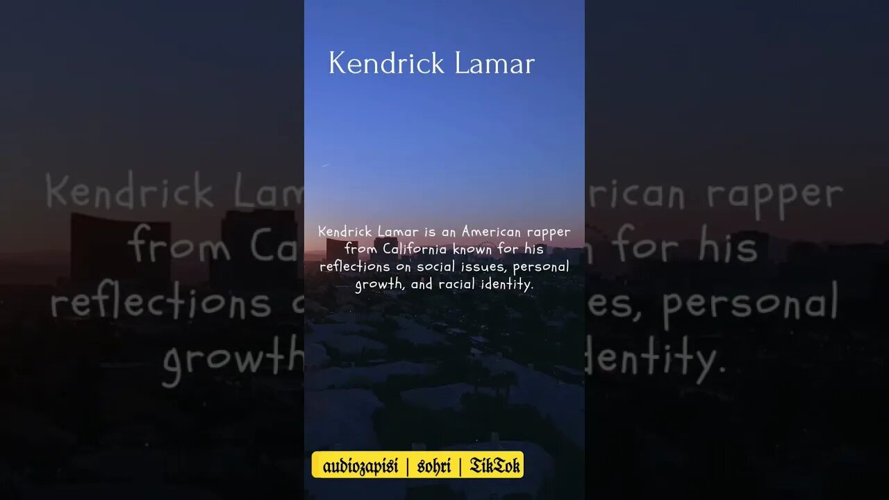 Kendrick Lamar