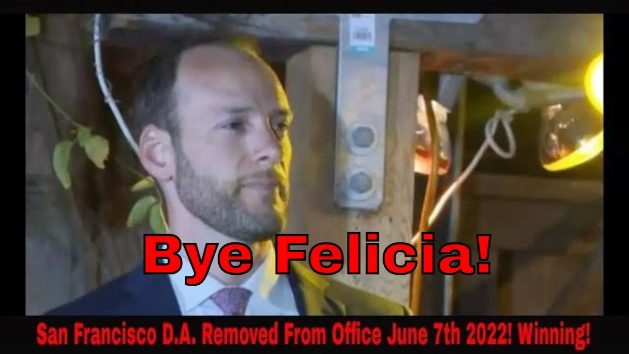 San Francisco District Attorney Chesa Boudin Removed From Of Office June 7th 2022!