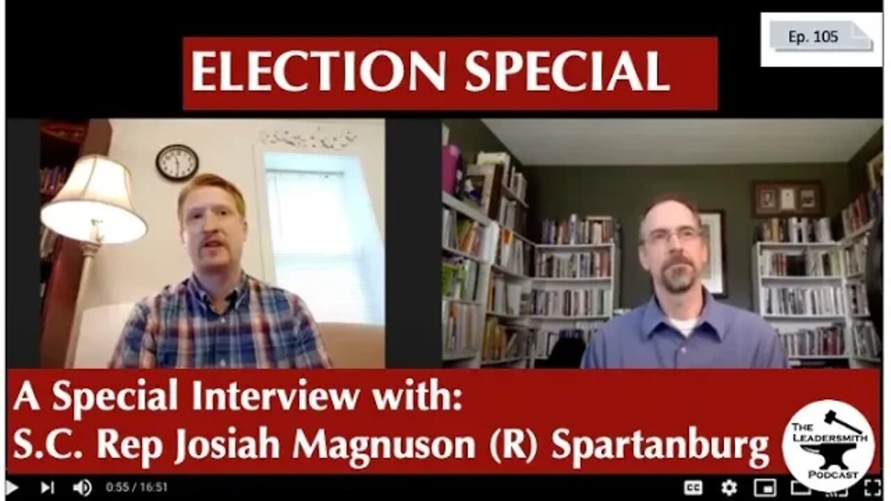 ELECTION SPECIAL – AN INTERVIEW WITH REP JOSIAH MAGNUSON [EPISODE 105]