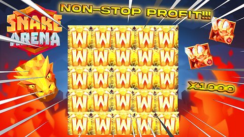 NON-STOP PROFITS ON SNAKE ARENA!!!