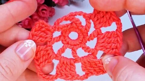 How to crochet lace square short tutorial by marifu6a