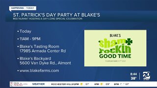 Blake's Tasting Room hosting St. Patrick's Day celebration