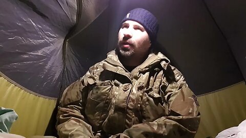 mini vlog in the tent. Dartmoor 25th March 2023