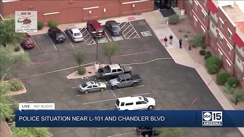 Police situation at Chandler hotel