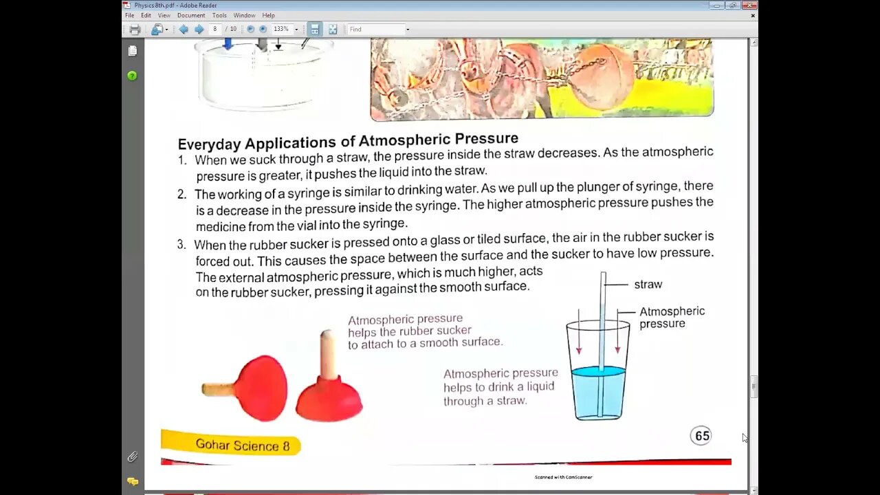 PHYSICS Class 8th Lecture#8 UNIT#7 Fill in the blanks and MCQ's