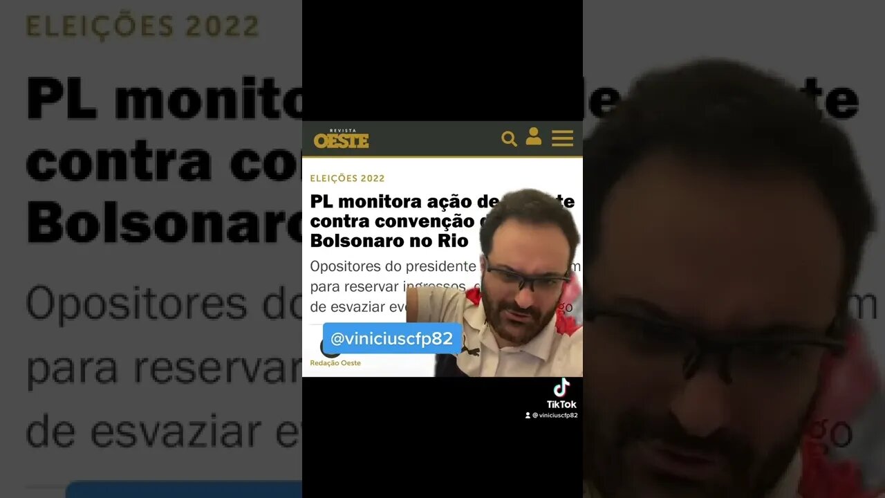 DESESPERO? PL desconfia de boicote da esquerda para esvaziar convenção de Bolsonaro.