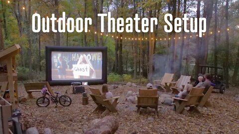 Our Remote Outdoor Theater Setup