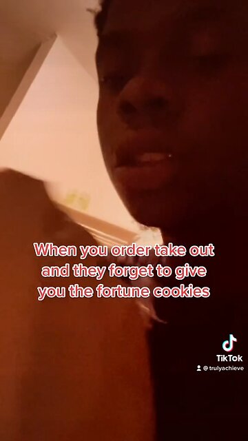 When you order takeout and they forget to give you the fortune cookies 😱😱