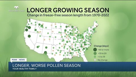 Your Healthy Family: Report says weather trends are making allergy season worse