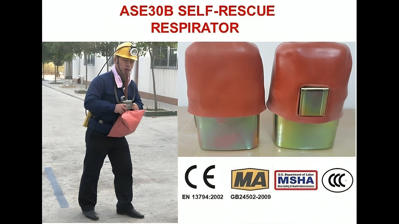 ASE30B OXYGEN GENERATING SELF RESCUE RESPIRATOR