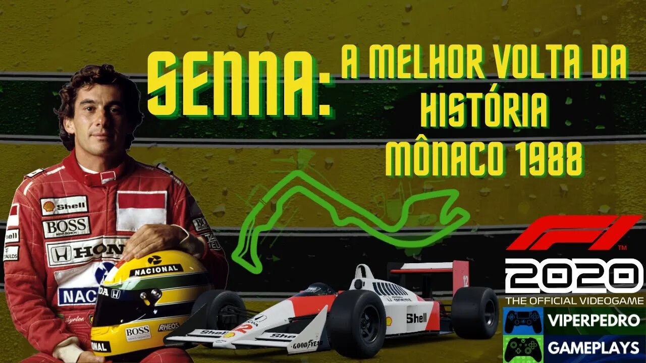 Tentei bater a POLE de AYRTON SENNA de MÔNACO 1988!!!