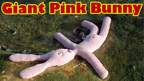 Giant Pink Bunny, Italy -2024 - Strange Things Caught On Google Earth