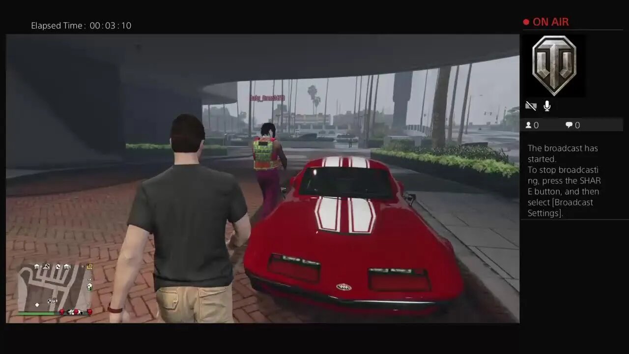 Ben10gibbons playing gta online car meet