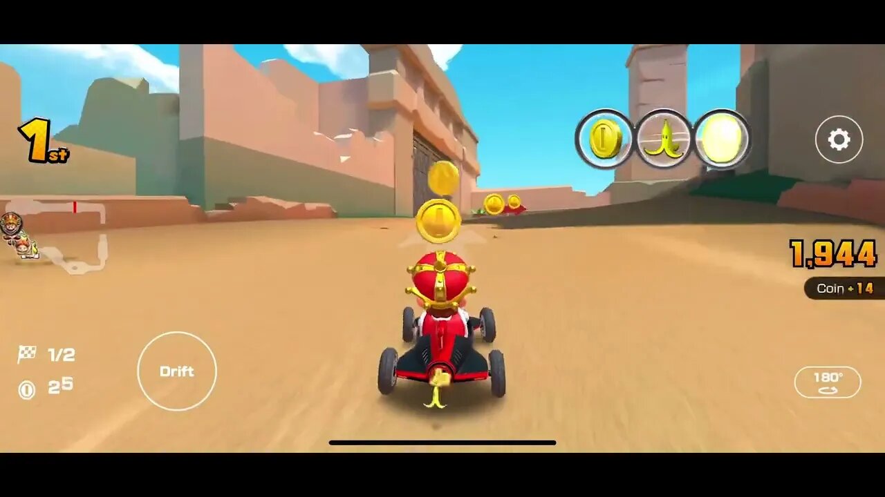 Mario Kart Tour - Athens Dash 3 Gameplay