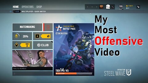 My Most Offensive Video Rainbow Six Siege