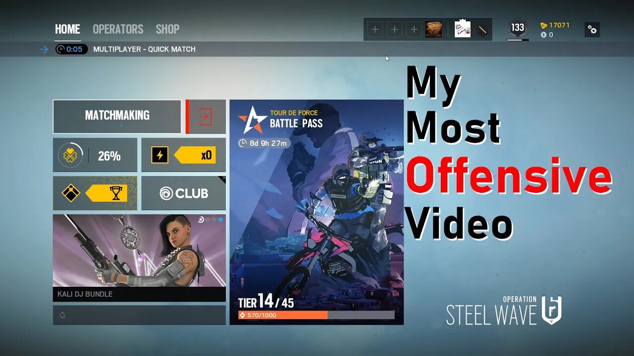 My Most Offensive Video Rainbow Six Siege