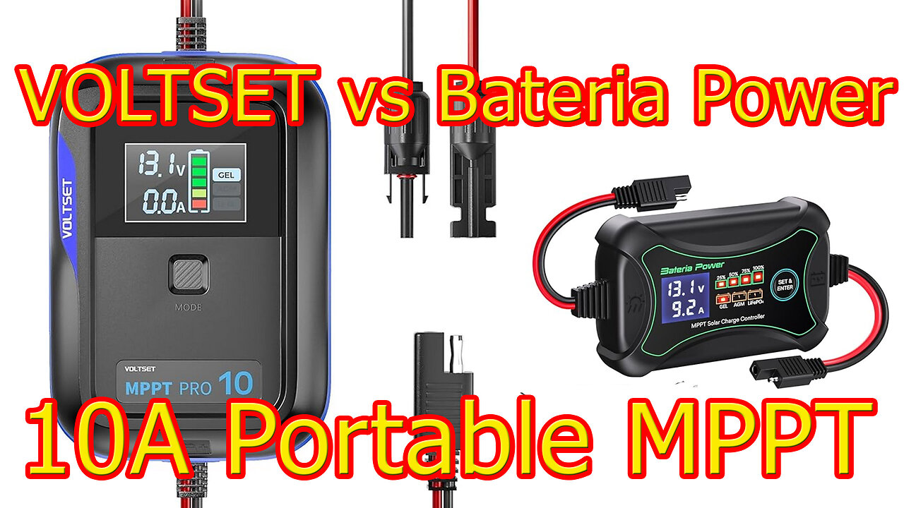 Voltset Portable 10 Amp MPPT Solar Charge Controller v Bateria Power 10a TEST Review #wisebuyreviews