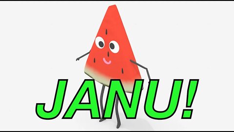Happy Birthday JANU! - WATERMELON Birthday Song