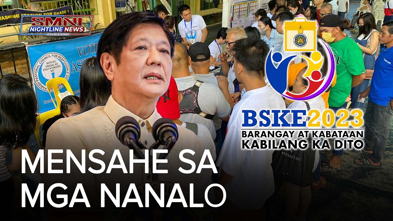 Mensahe ni Pang. Bongbong Marcos sa mga nanalo sa Barangay at Sangguniang Kabataan Elections