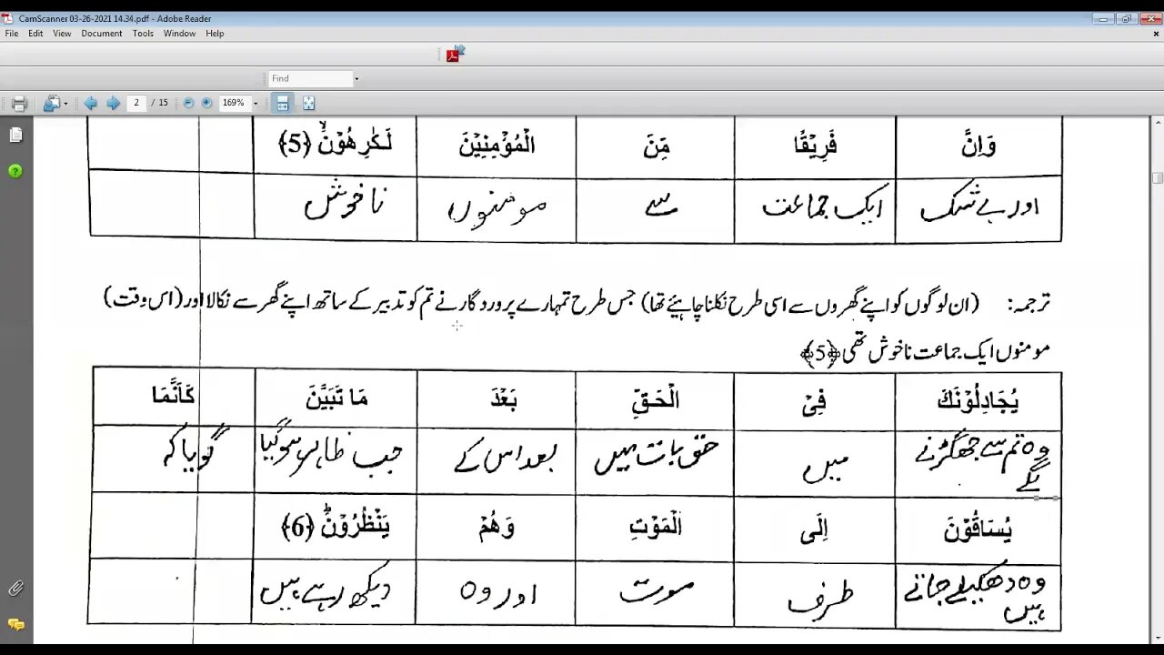 Islamiyat Class 6 5 4 2021