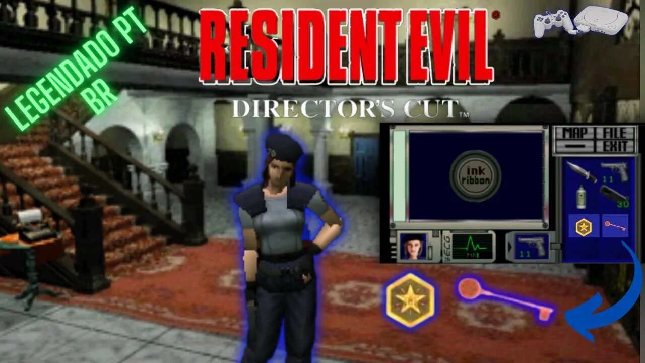 RESIDENT EVIL DIRECTOR´S CUT - JOGANDO NOVAMENTE UM CLÁSSICO - PARTE 1 - LEGENDADO PT BR