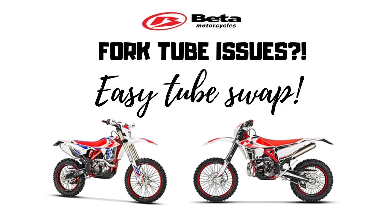 Swapping a Beta Fork tube...without losing oil!