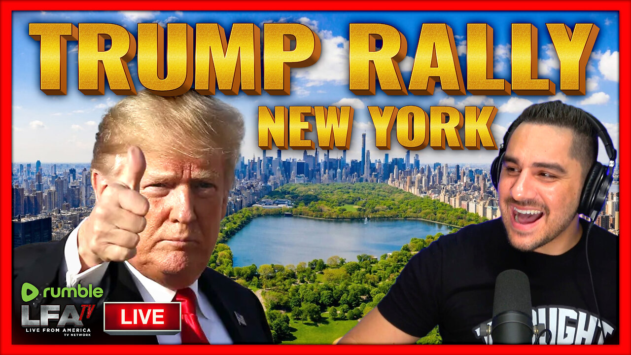 NEW YORK TRUMP RALLY | BASED AMERICA 9.18.24 7pm EST