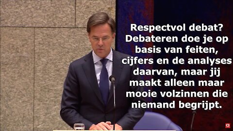 In nog geen 5 minuten zie jezelf hoe ongeschikt Rutte is!