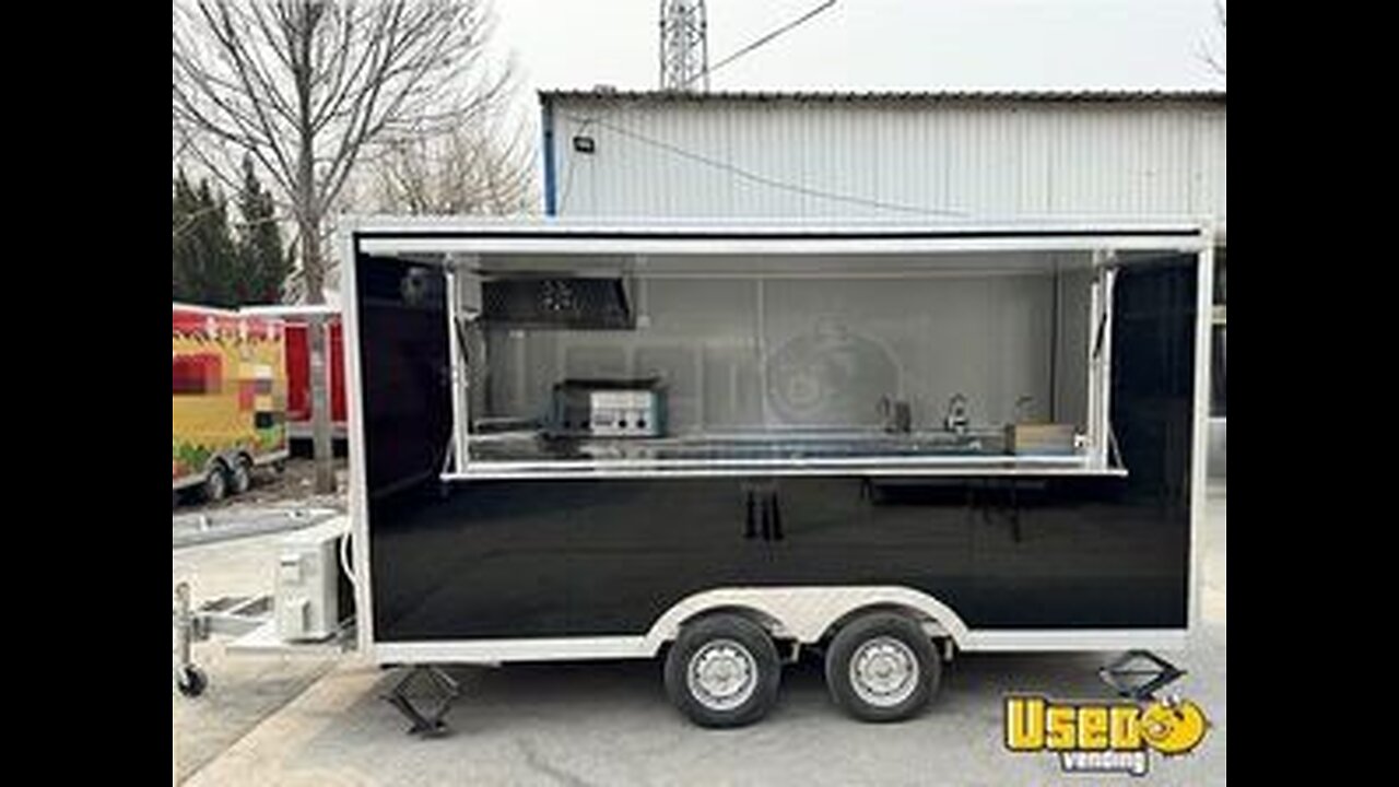 NEW - 7.5' x 13.5' Kitchen Food Trailer | Food Concession Trailer for Sale in New Jersey!