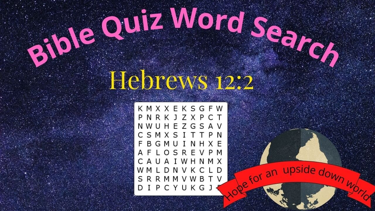 Bible Quiz word search edition Hebrews 12:2